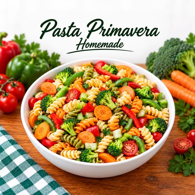 Pasta Primavera (0.50 lb. increments).