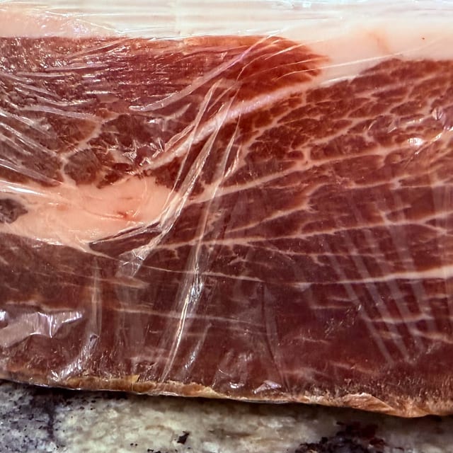 Italian prosciutto di parma.