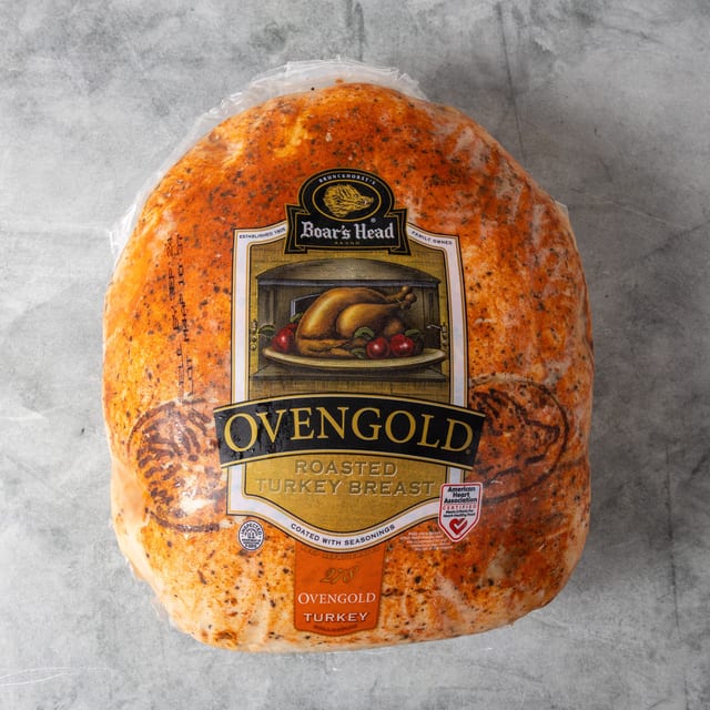 Boar's Head Oven Gold Roasted Turkey.