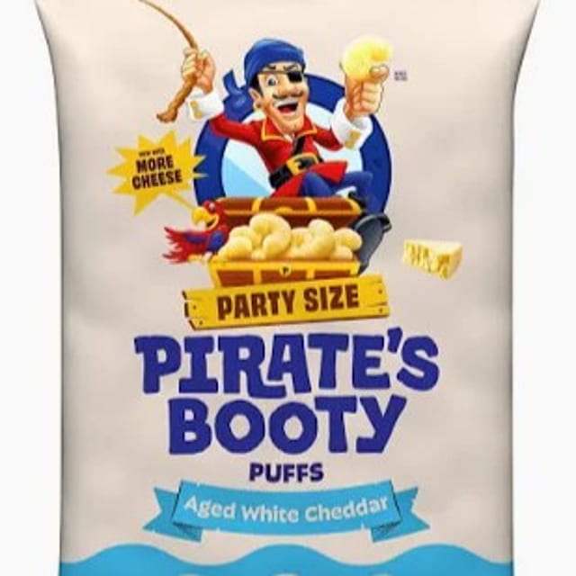 Pirate Booty Aged White Cheddar.