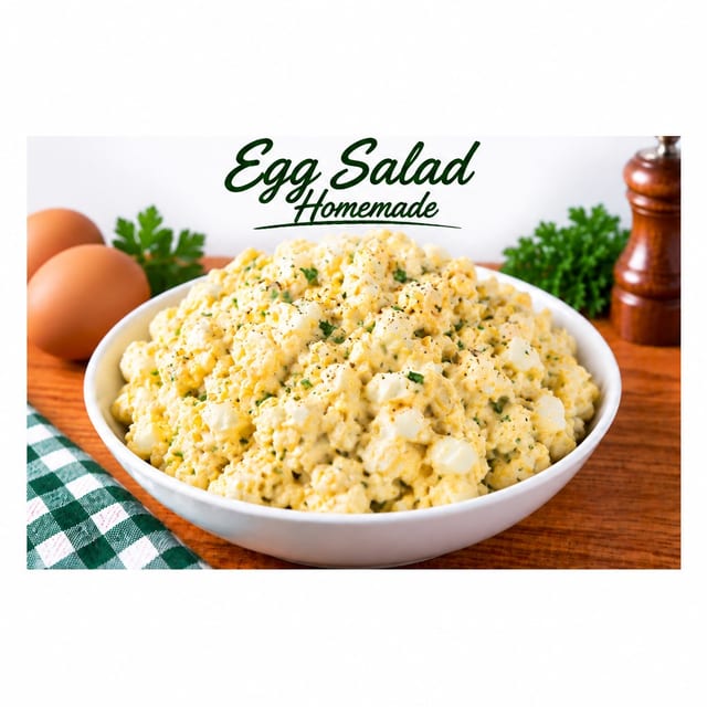 Homemade Egg Salad (0.25 lb. increments).