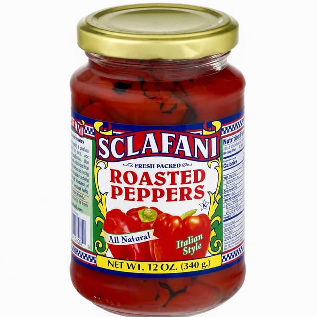 Sclafani Roasted Peppers - 12 Oz..