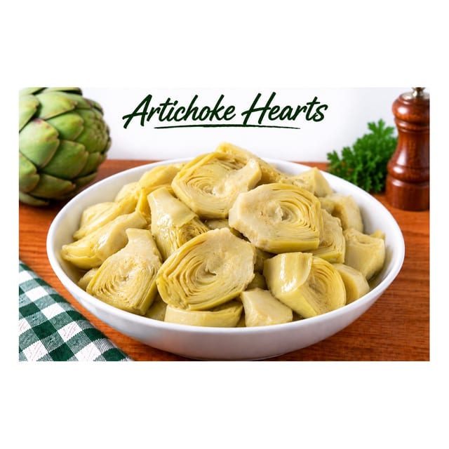 Artichoke Hearts (0.25 lb. increments).
