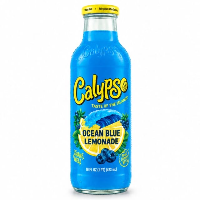 Calypso Ocean Blue Lemonade - 16 oz.