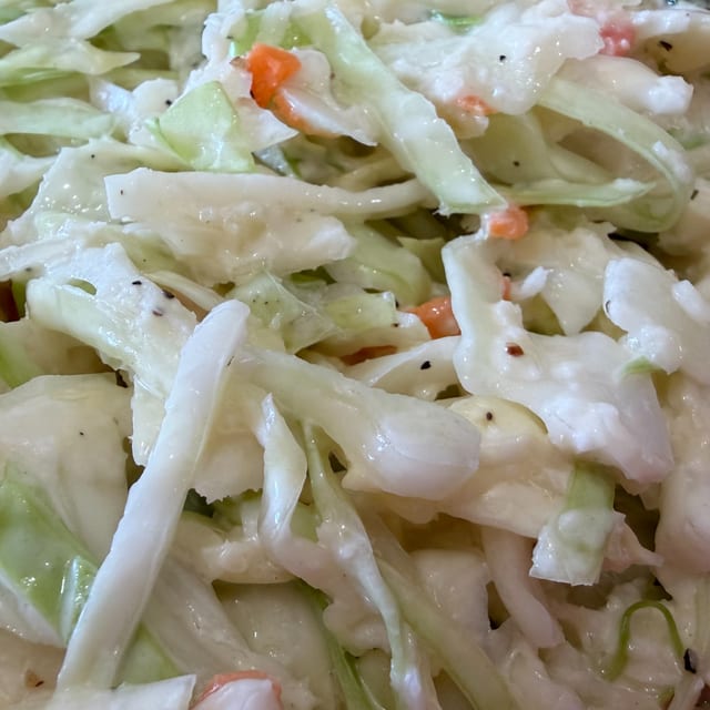 Homemade Coleslaw.