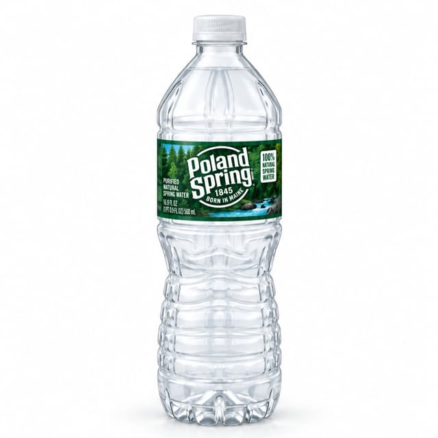 Poland Spring Natural Spring Water.