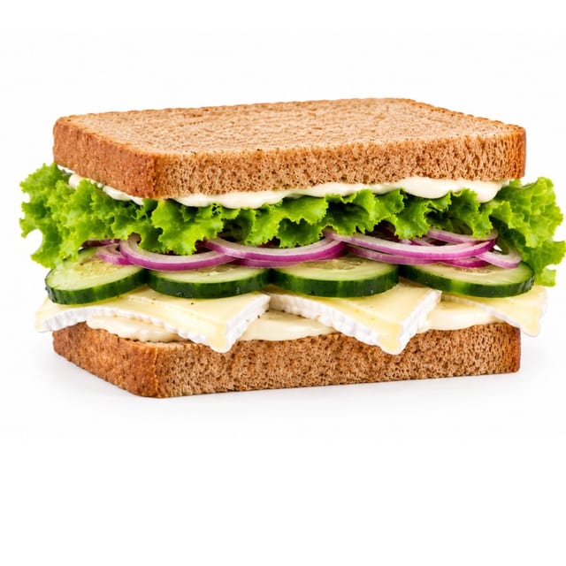 Brie Lovers 6 (Brie, Cucumbers).
