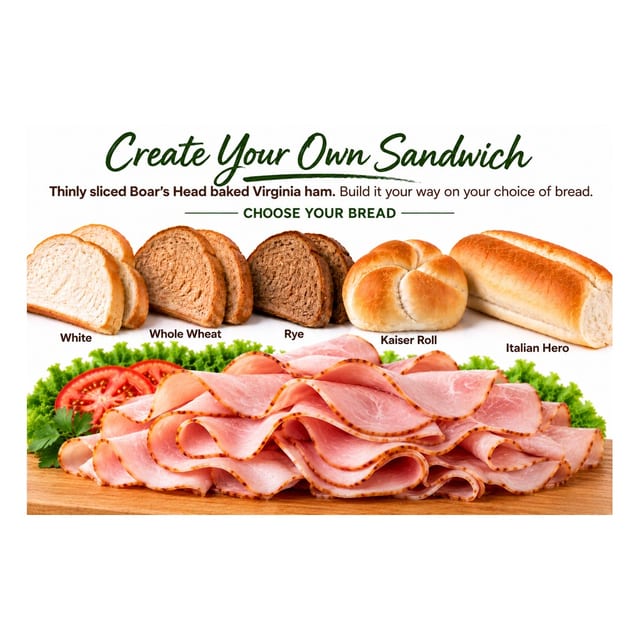 Baked Virginia Ham.