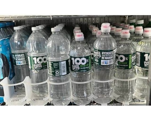 Poland Spring Water.