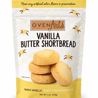 Ovenarts Vanilla Butter Shortbread - 6 Oz.