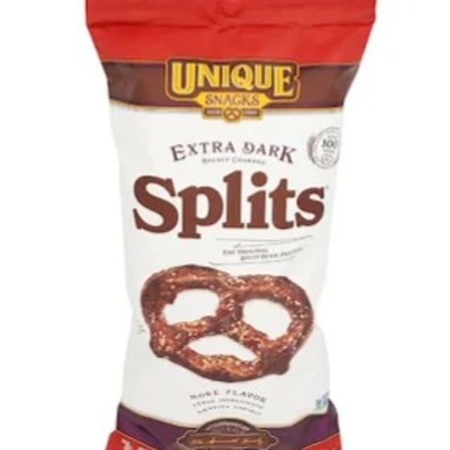 Unique Original Extra Dark Splits Pretzels.