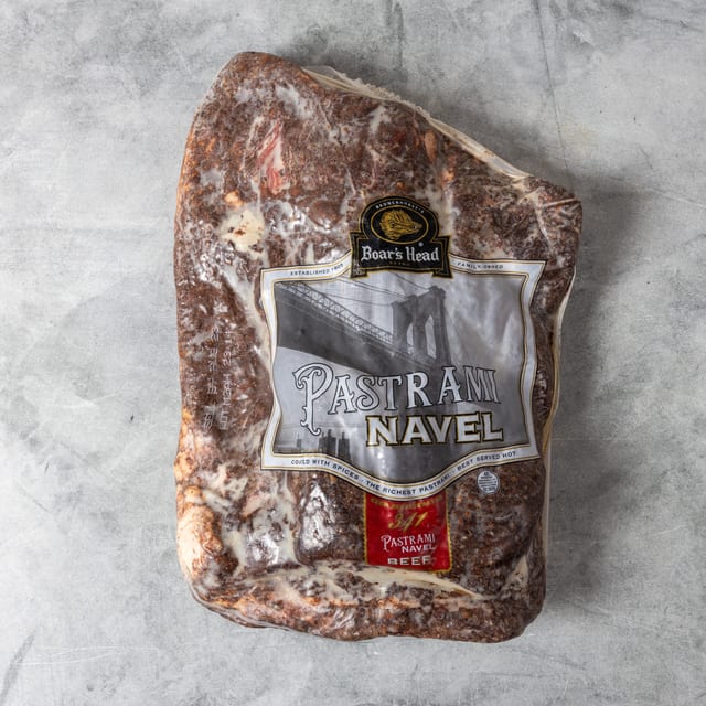 Boar's Head Navel Pastrami.