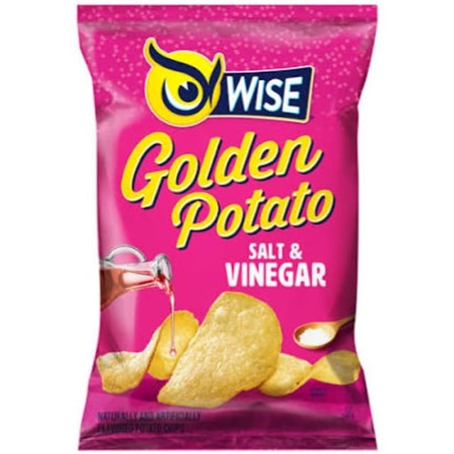 Wise Golden Potato Salt & Vinegar (3 1/4 Oz.).